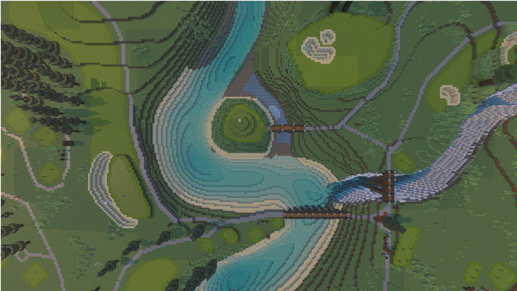 Minecraft Golf Course Map